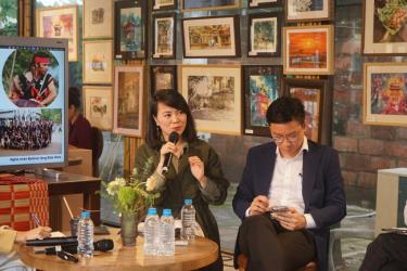 TS. Mai Thị Hạnh chia sẻ tại Hội thảo. Ảnh: bvhttdl.gov.vn